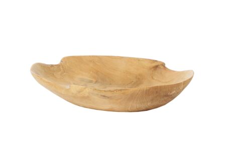 Schaal Unfinish Ø50cm - teak - naturel