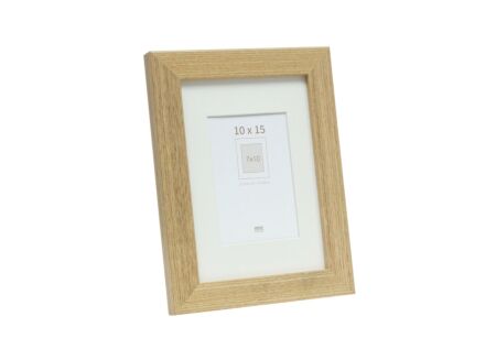 Fotokader S66KH1P1  15x10cm - hout & glas - eik