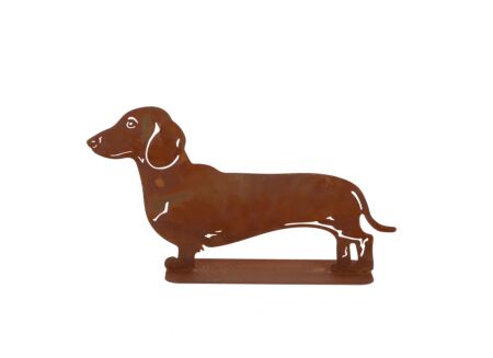 Deco Teckel H30,6cm - staal - roest