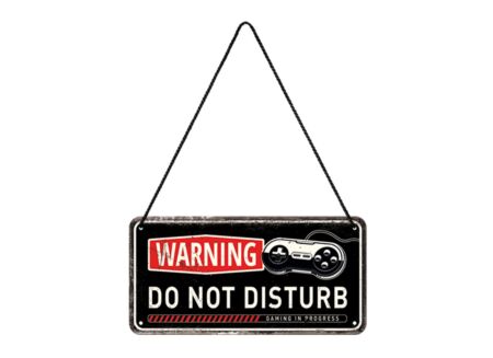 Plakkaat 10x20cm Gaming