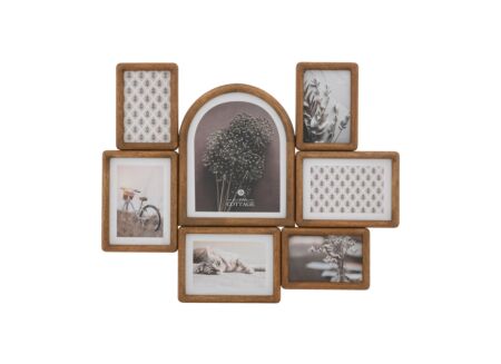 Fotokader Felisa 46,6x57,2cm - hout & glas - bruin