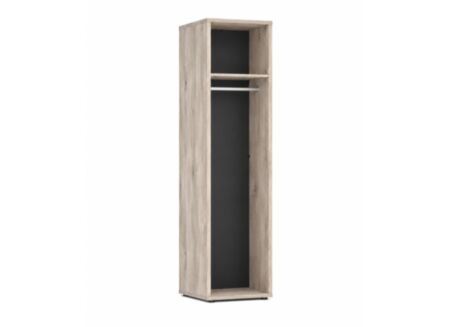 Kleerkast Gloria 50cm - melamine - greige castello oak