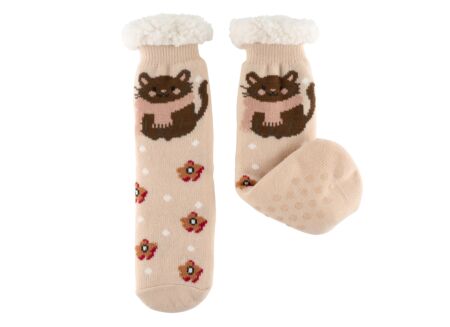 Sokken Sherpa Chat Réchauffe