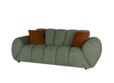 Zetel Golem 2,5-zit - chenille - groen