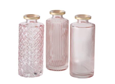 Vaas Adore H13cm - glas - roze