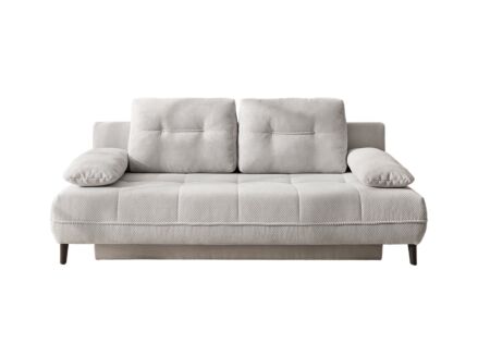 Zetelbed Till 2-persoons - stof - beige met opbergruimte