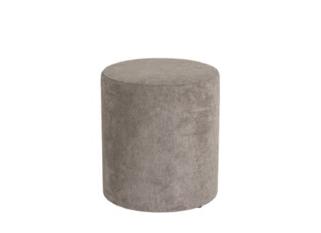Poef Sereno Rondo Ø50cm - stof - grijs