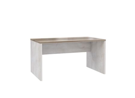 Bureau Duro 140x80x72cm - meubelplaat - pine white