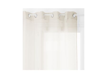 Gordijn Moly 135x240cm - polyestervezel - beige linnen
