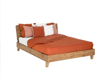 Bed Opium 160x200cm - gerecycleerd den massief - naturel