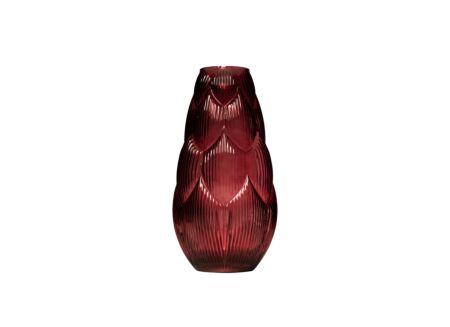 Vaas Artis H35cm - glas - rood