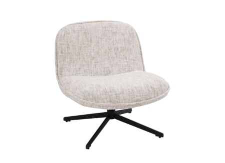 Draaifauteuil Area polyestervezel - beige - 76x70x80cm