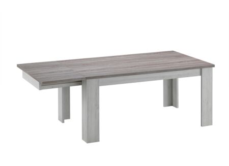 Tafel Eline 170/220x100cm - meubelplaat - white oak