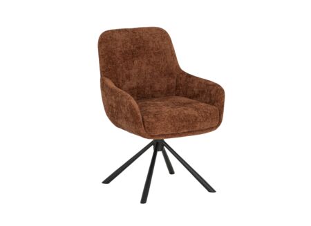 Draaistoel Jump 47x60x88cm - stof - oranje