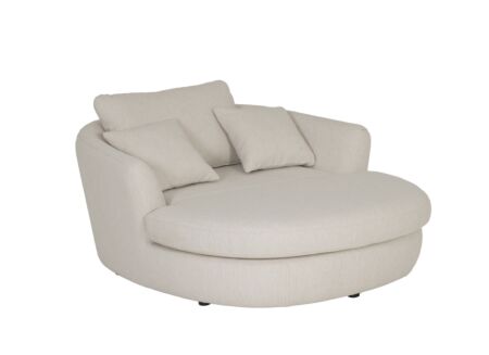 Chaise longue Isla 145x170x71cm - stof - ecru