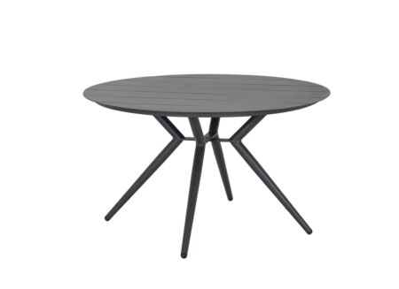 Tuintafel Shore Ø126,5x75cm aluminium antraciet