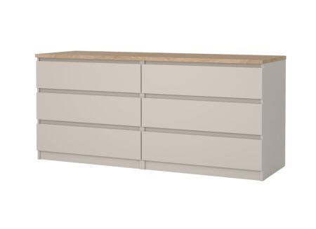 Commode Naia 154x50x71cm - decor - cashmere/jackson hickory