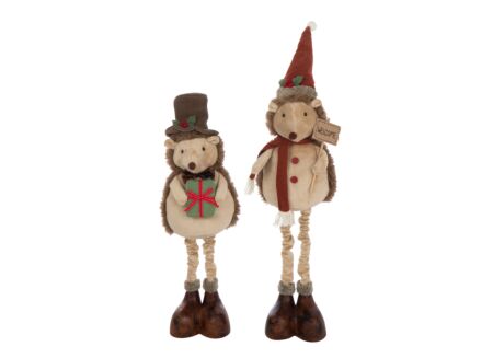 Herfstdecoratie Egel 23x21x109cm - stof - multicolor Herfstdecoratie Egel 23x21x109cm - stof - multicolor