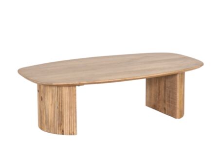 Salontafel Aria 130x70cm - mango massief - bruin