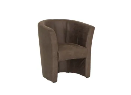 Canapé Mini Coque tissu marron - Canapé Mini Coque 82x60x77cm - tissu - marron