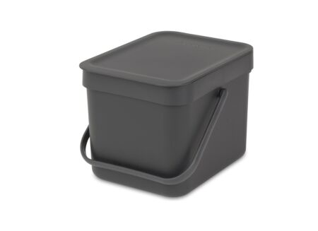 Vuilbak Sort & Go Brabantia 6L grijs