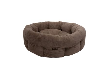 Hondenmand Champs Elysees M 60x60x24cm - stof - mokka