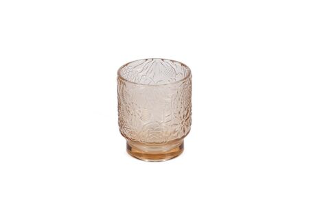 Glas Flora 30cl - glas - licht amber set van 4