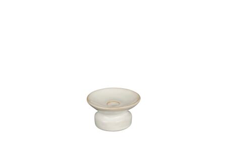 Kandelaar Off white H10,5cm