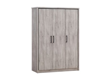 Kleerkast Elias 150cm - decor - grijze eik