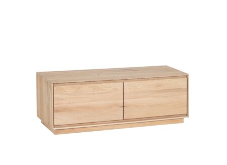 Tv-meubel Caviar 111cm - eik massief & decor- naturel