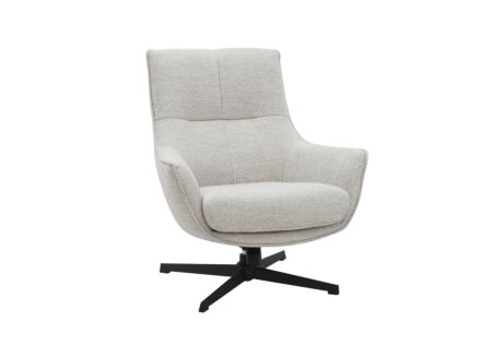 Fauteuil Hammam 73x82,5x89cm - stof - beige