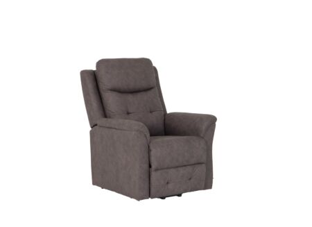 Relaxzetel Cosima elektrisch stof grijs