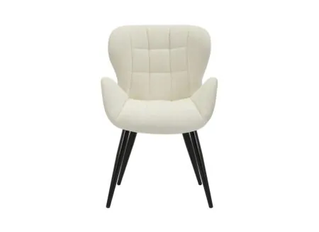 Chaise Orkney 59x64x87cm - bouclé - beige