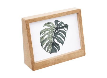 Fotokader Eris 15x10cm - hout & glas - naturel