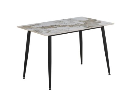 Tafel TF2514  120x80cm - keramiek - marmerlook