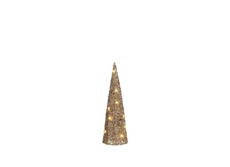 Kerstdecoratie Kegellamp Led  H40cm