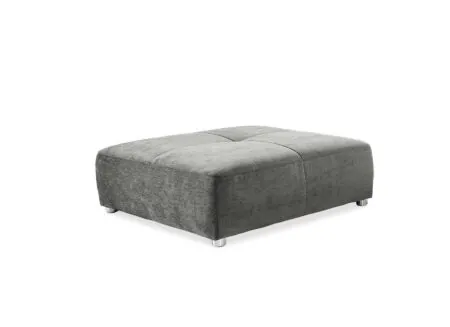 Plus Important - Pouf Gulliver 126x126x41cm - tissu - gris