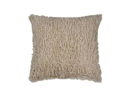 Kussen Feather 45x45cm - stof - beige