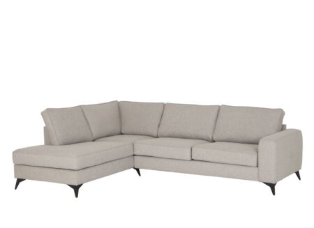 Hoeksalon Turin stof beige