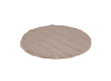 Rond tapijt Serene Ø90cm - nepbont - old rose