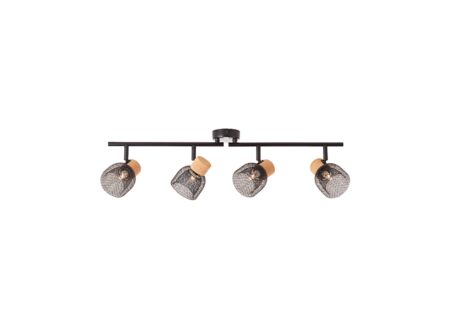 Wandspot Flaka zwart 6W