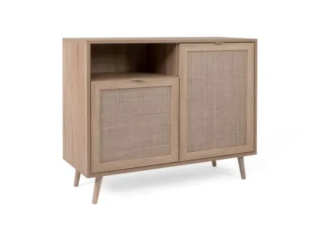 Commode Bali 102x40x87cm - Commode Bali 102x40x87cm - mélamine - chêne sonoma