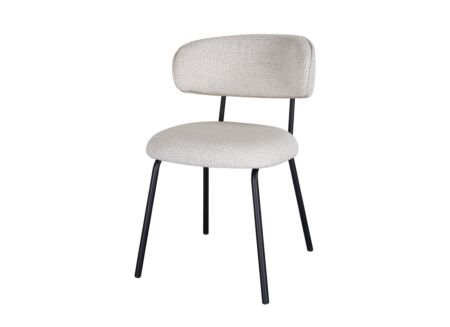 Stoel Suki 53x61,5x79cm - stof - beige