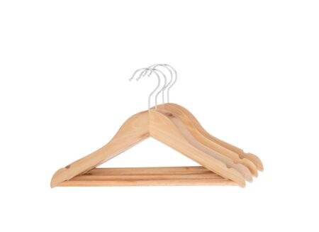 Kleerhanger 30x19cm - hout - naturel set van 4