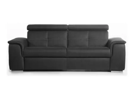 Plus Important - Canapé Theo 3-places - microfibre - anthracite