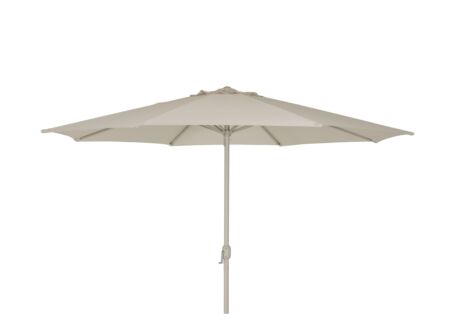 Parasol Nerissa Ø350cm mastic met beschermhoes