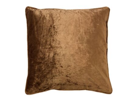 Kussen Chloe 50x50cm - viscose & polyester - tobacco brown