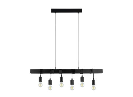 Hanglamp Townshend 100x10cm 6x60W E27