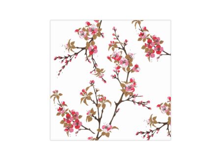 Serviette Fiori Rossi 33x33cm multicolor 20 stuks