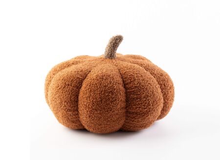 Kussen Pumpkin Ø30cm - stof - rustic brown